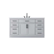 Alden Bathroom Vanity Grey by Lighting Design – Wood, Grey, Model VF29760GR