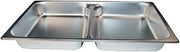 Winco SPFD2 2-1/2-Inch Divider Food Pan, Full Size, set of 12