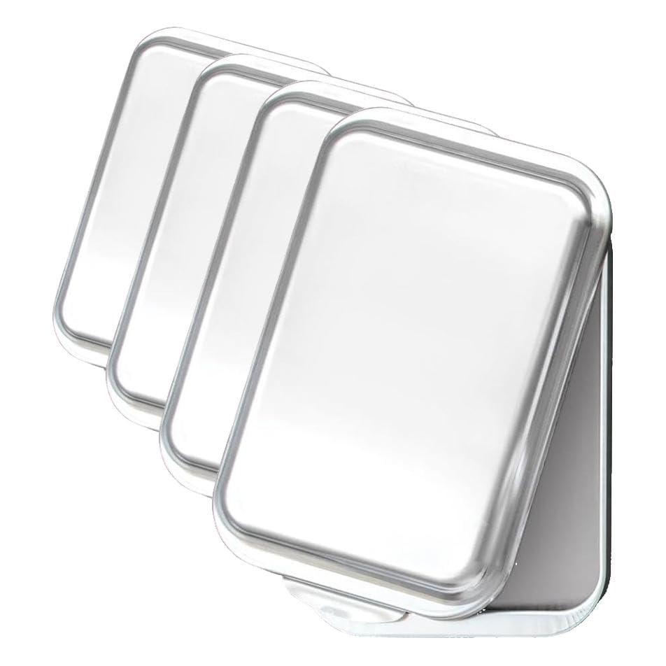 Nordic Ware Silver / 9" x 13" (Pack of 4) / 1 Square & Rectangular