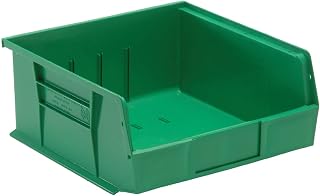 QUANTUM STORAGE SYSTEMS K-QUS235GN-4 4-Pack Ultra-Stack and Hang Bins, 10-7/8 inch x 11 inch x 5 inch, Green