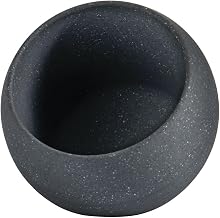 HUBERT Dot Melamine Bowl, Grey - 7 8/25" L x 7 11/25" W x 6 47/50" H