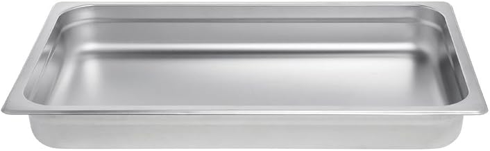 Serving Bowl Display Bowl Full Size Stainless Steel - 21" L x 13W x 2 1/2 H by HUBERT – Stainless Steel, Model J304FP