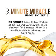 Pantene 3 Minute Miracle Conditioner 8 FL OZ / 8 Fl Oz (Pack of 1) / Sheer Volume 3 Minute Miracle Deep Cond Conditioners