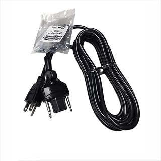 89143 MP Series Immersion Power Cord 120V Black Genuine, Replacement for Robot Coupe OEM