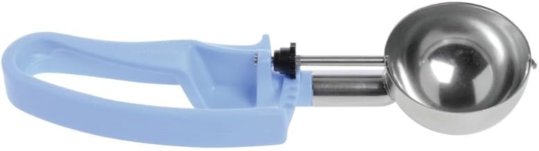 Vollrath 47394 Sky Blue Handled 2.4 Ounce Squeeze Disher