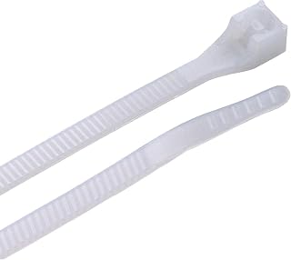 Gardner Bender DoubleLock 8 In. x 0.17 In. Natural Color Nylon Cable Tie (1000-Pack) - 1 Each