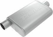 Pypes Performance Exhaust MVT13: Turbo Pro Muffler 2.5 Inch Offset Inlet/Center Outlet,Multi