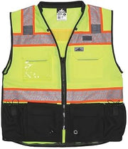 MCR Safety High Visibility Vest,S Size,Unisex PSURVCL2LSS - 1 Each