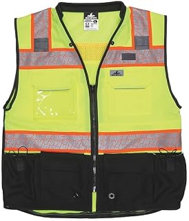 MCR Safety High Visibility Vest,S Size,Unisex PSURVCL2LSS - 1 Each