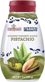Fabbri Gourmet Dessert Sauce, Pistachio, 7.9oz | Made in Italy, Flavoring Sauce For Ice Cream & Desserts, For Hot & Cold Beverages