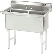 Advance Tabco FC-2-1818 18" x 18" 2 Compartment Sink