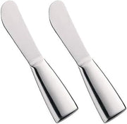 Cilio A A set of 2 knives for butter, one size, silver
