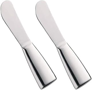 Cilio A A set of 2 knives for butter, one size, silver