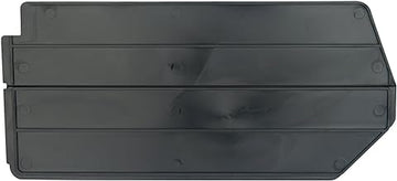 Akro-Mils 40230 Plastic Length Dividers for AkroBins Stackable Storage Bins Models 30230, 30235, 30255, Custom Storage Inserts for Tools, Crafts & Supplies, 6-Pack, Black
