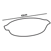 Ceramic Oval Platter 37 cm by STAUB – Grande, 4 liters, Ceramic, cerise, Model RSTC612