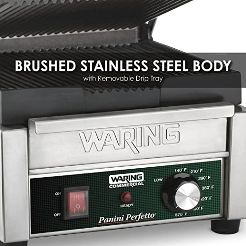 Waring 208-volt / Compact Cooking Surface Machines / Green Commercial Sandwich Makers & Panini Presses