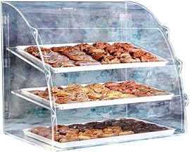 Vollrath Company Acry Fab, Euro Curved Bakery Case, ELBC-2, Large, Front & Rear Doors
