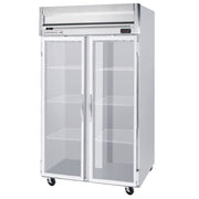 Beverage-Air HF2-1G 52" Horizon Series Two Section Glass Door Reach-In Freezer 49 cu.ft. capacity Stainless Steel Front Gray Painted Sides Aluminum by Beverage Air – Model HF21G