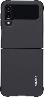 Pelican Ranger Series - Samsung Galaxy Z Flip 3 Case [Wireless Charging Compatible] Protective Phone Case with Anti-Yellowing [15FT MIL-Grade Drop Protection] Slim Cover for Samsung Z Flip 3 - Clear