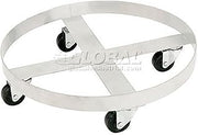 Global Industrial Stainless Steel Drum Dolly for 55 Gallon Drum