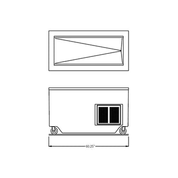 Ranserve Fg Cold Food Table by Randell – Model RANFG SCA-4