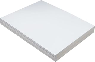 Pacon PAC5214 Tagboard, Heavyweight, 12" x 18", White, 100 Sheets (Pack of 6)