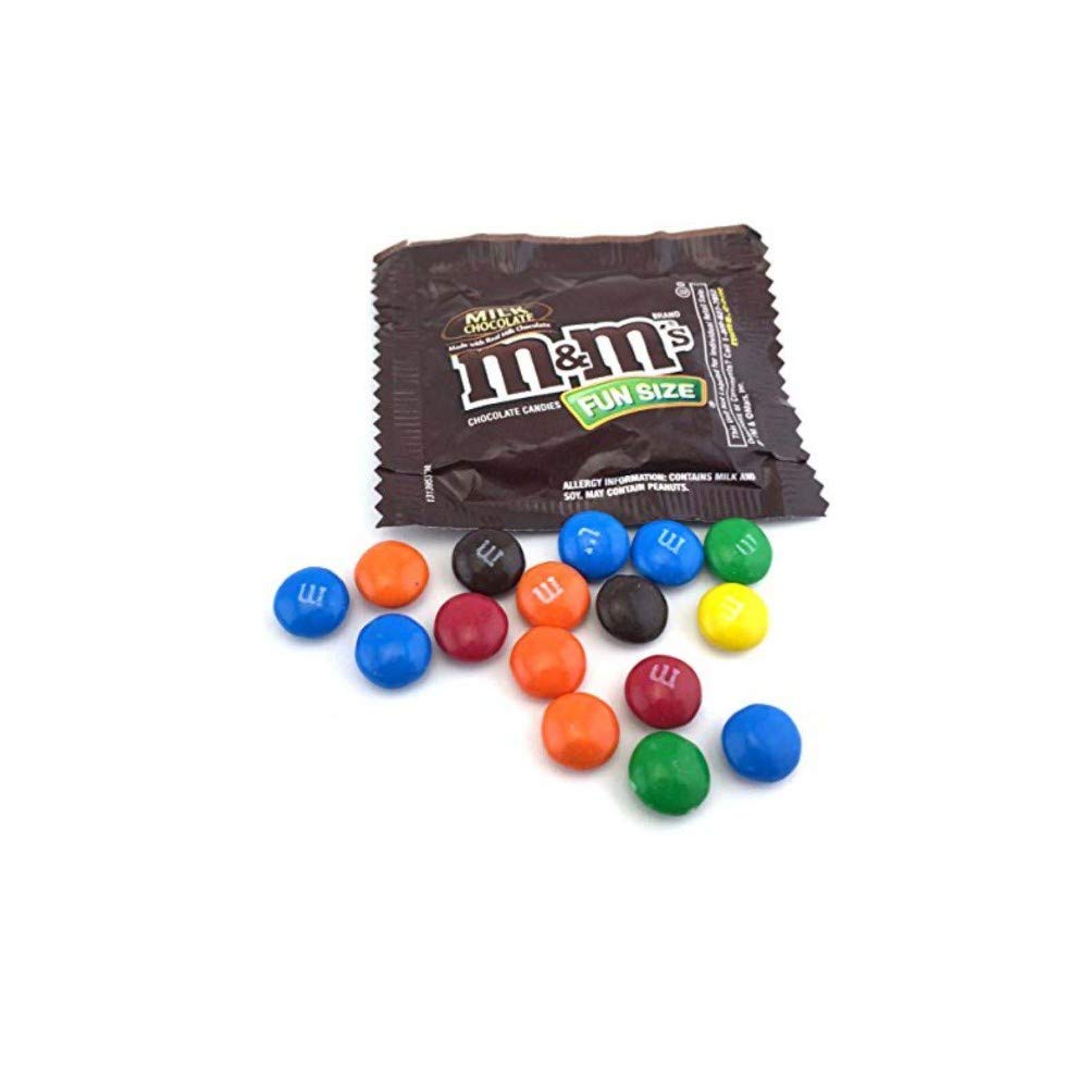 Milk Chocolate Fun Size Candy by M&M's – 70 Count (Pack of 2), Brown, Pack of 70
