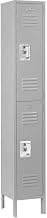 Global Industrial Infinity Two-Tier Two-Door Locker with Recessed Handle &