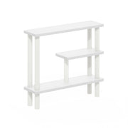 Furinno White/White / 5.71" x 20.87" x 18.35" / Contemporary Bathroom Shelves