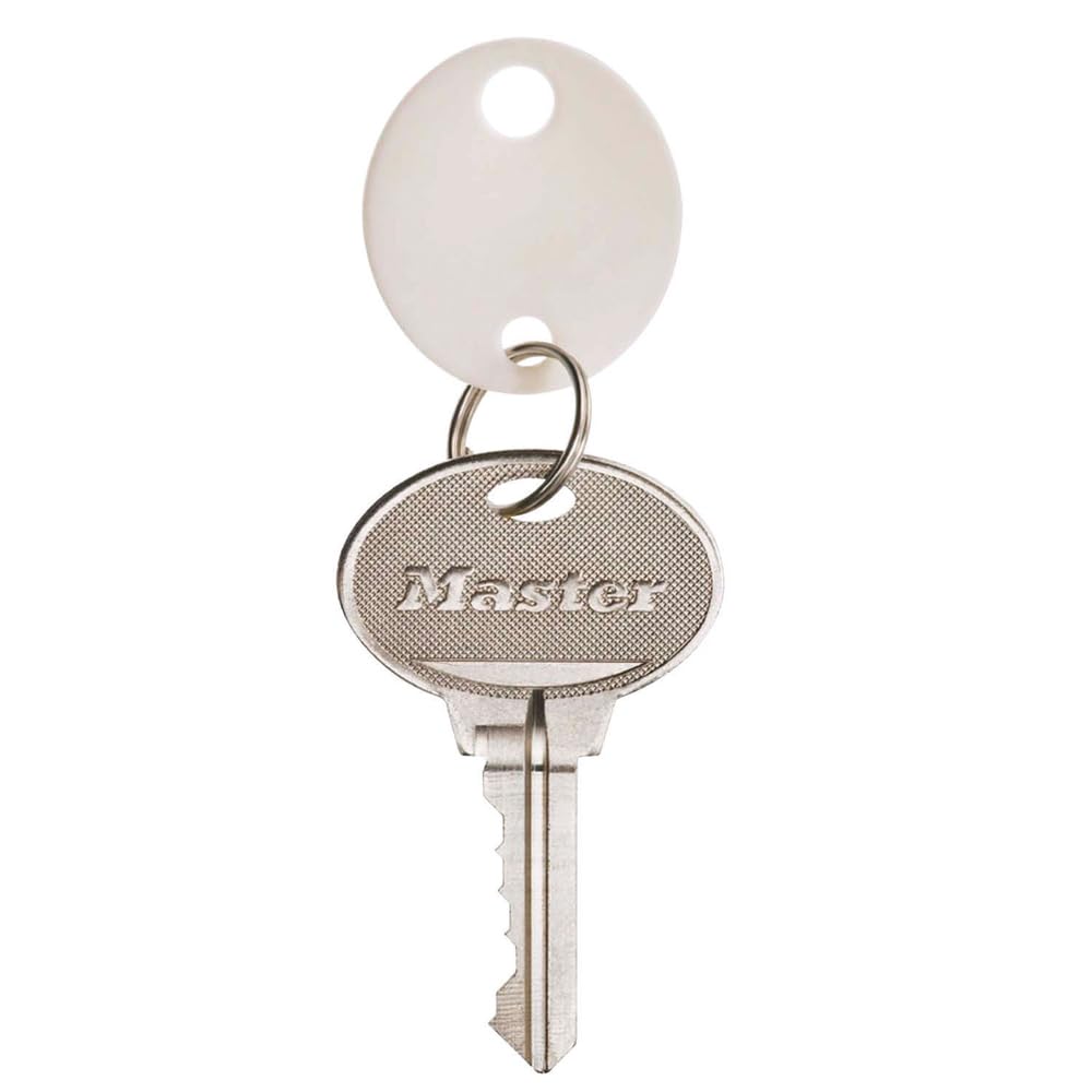 Master Lock 1 / No Size / White Keyed Padlocks