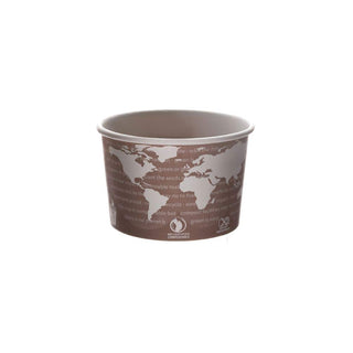 Eco Products EP-BSC8-WA World Art 8 Ounce Soup Container - 1000 / CS