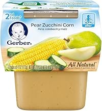 Gerber 2nd Foods Fruits & Vegetables - Pear Zucchini Corn - 4 oz - 2 ct - 8 pk