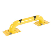9"H X 48" LRemovable Steel Rack Guard by Global Industrial – 52"L x 9"W x 9"H, Yellow, Model 238803