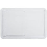 () 12" x 18" Lid for Half-Size Food Box - Camwear® SlidingLids by Cambro – 18-Inch, Polycarbonate, Clear, Model 1218SCCW135