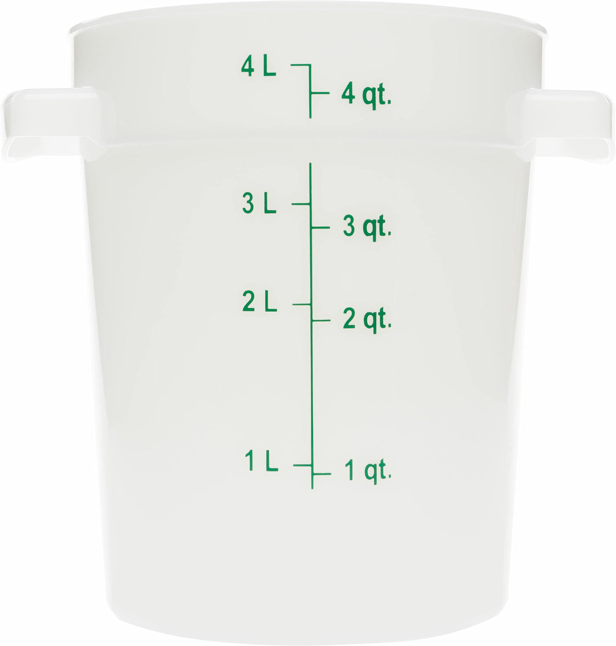 Carlisle FoodService Products 4 Quart (Pack of 12) / 12 / White Storage & Transport
