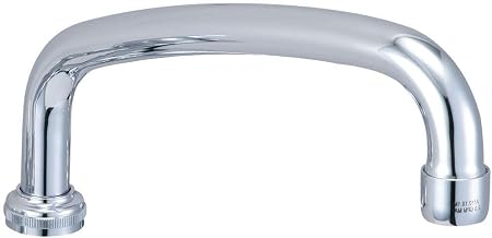 Central Brass SU-363-RA 8 inch Swivel Tube Spout with Aerator,