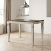 Beige Dining Table by Starlight Canyon Home – Asian Hardwood, Beige