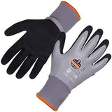 Ergodyne ProFlex 7501 Coated Waterproof Winter Work Gloves, Sandy Nitrile Coated Palms, Thermal Fleece Lining, 12-PK