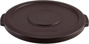 Global Industrial Plastic Trash Can Lid, 10 Gallon, Brown