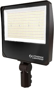 Lithonia Lighting All-in-One LED Flood Light, Waterproof Dusk to Dawn UVOLT