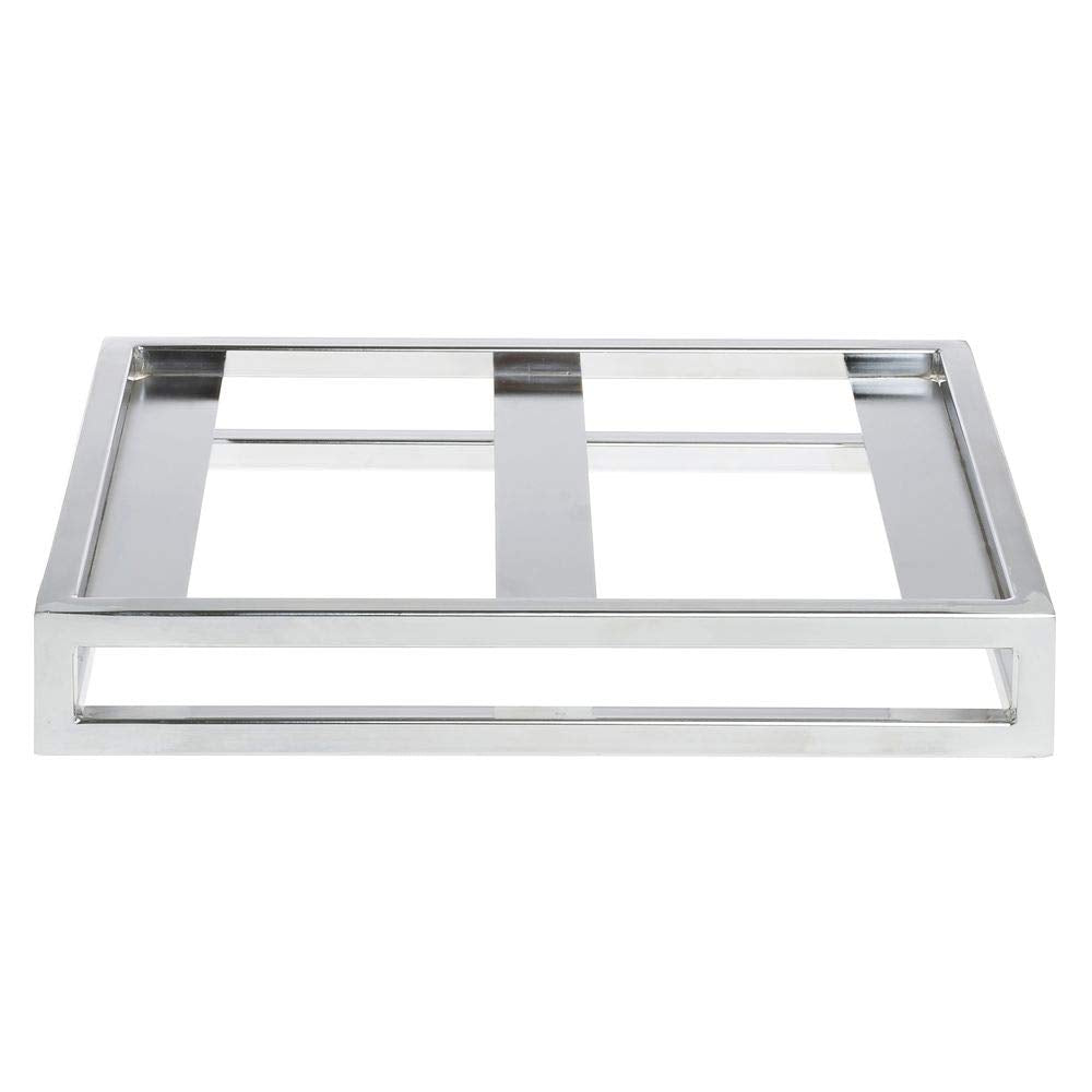 Half Size Chrome Housing - 2" H by HUBERT – Metal, Gray