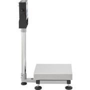 NTEP Bench Scale with LCD Display by Global Industrial – Steel Frame/Stainless Steel Pan, Silver, Model OP-915-1212-100 LCD-PL