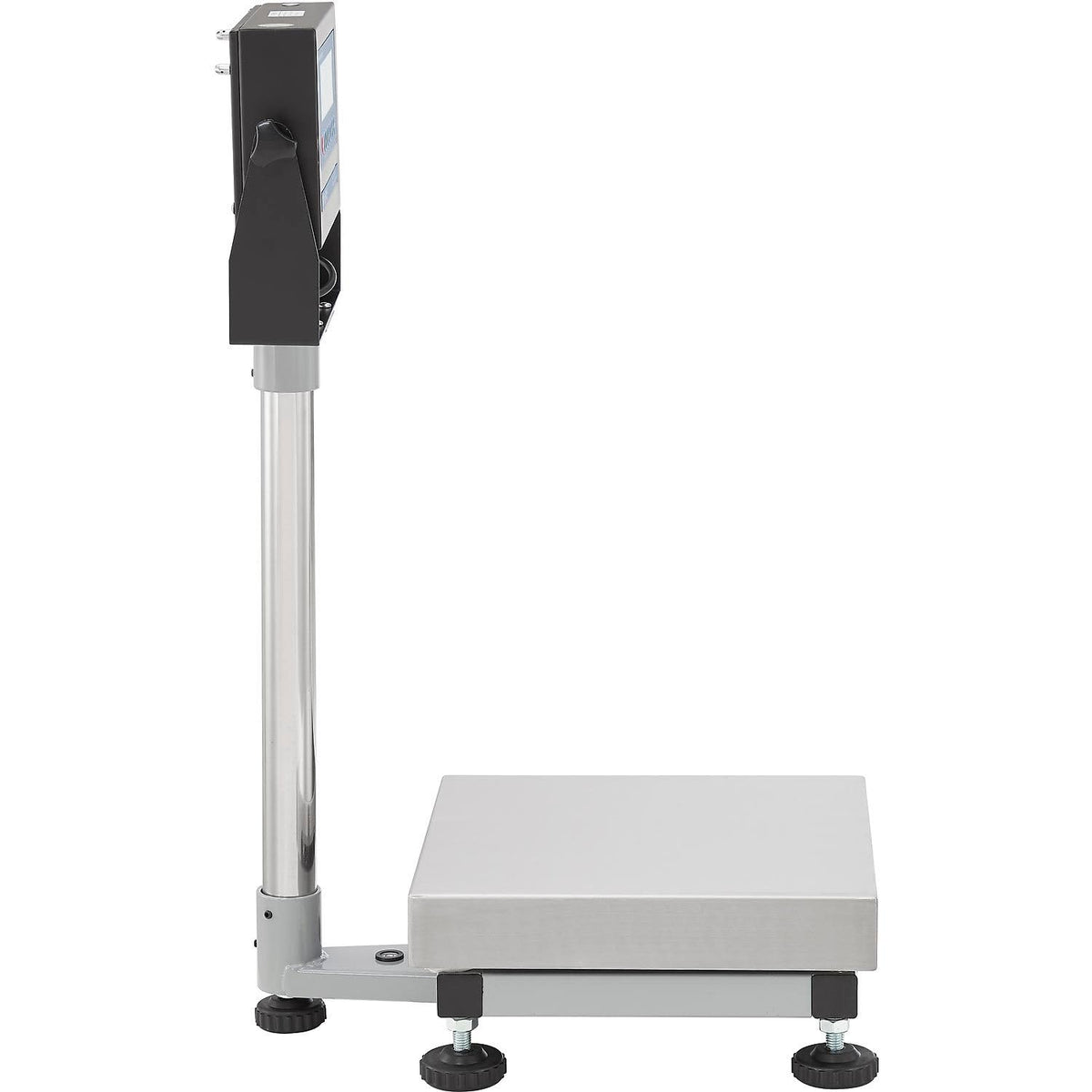 NTEP Bench Scale with LCD Display by Global Industrial – Steel Frame/Stainless Steel Pan, Silver, Model OP-915-1212-100 LCD-PL