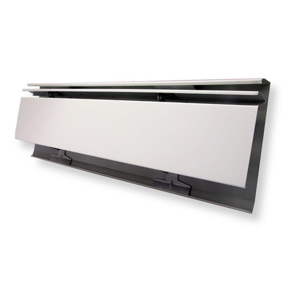 Slant/Fin 5' Dummy Enclosure Only 30 Series by Slant Fin – 61"L x 2.69"W x 7.88"H, Galvanized Steel, White, Model 101-403-5
