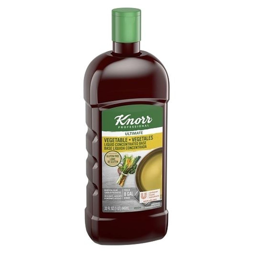 Vegetable Liquid Concentrated Base 32 ounce - 4 per case. by Knorr – Pack of 4