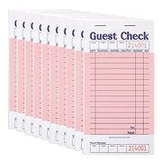 Stock Your Home 10 Pack / Pink / 10 Guest Checks