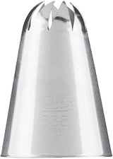 Ateco Stainless Steel Cake Decorating Special Swirl Pastry Tube, Silver, Small