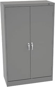 Tennsco Stge Cabinet, Med Gray, 36inWx18inDx60in.H