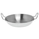 Food Pan with Double Handled Pans Stainless Steel - 12 3/4" L x 10 1/4" W x 2 1/4" H by HUBERT – Stainless Steel, Model DS-34715B