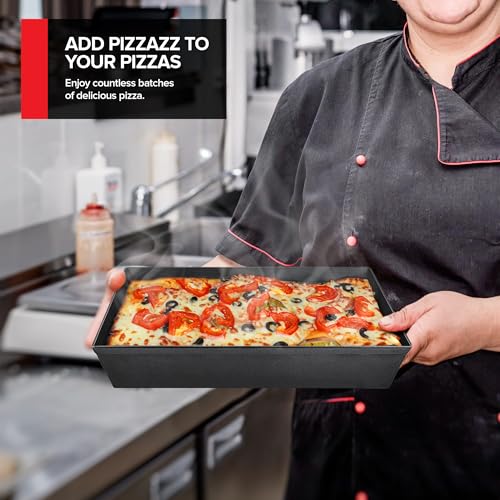 Stock Your Home 10x8 inches / Black / Casual Pizza Pans & Stones